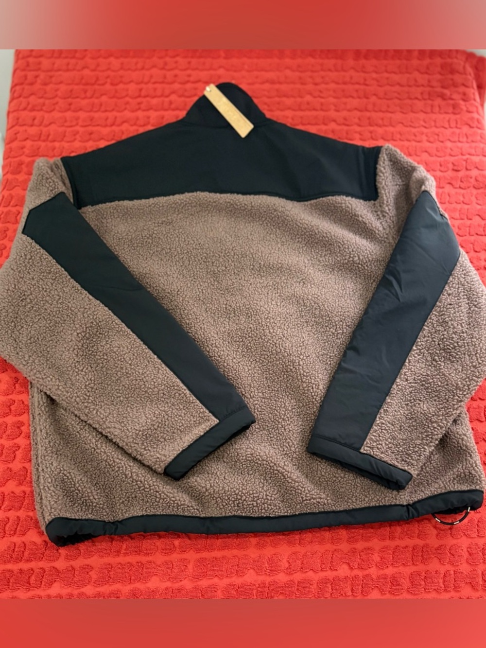 🔥 SKIMS Teddy Half Zip Pullover | Umber | S | NWT 🔥 - Picture 5 of 9